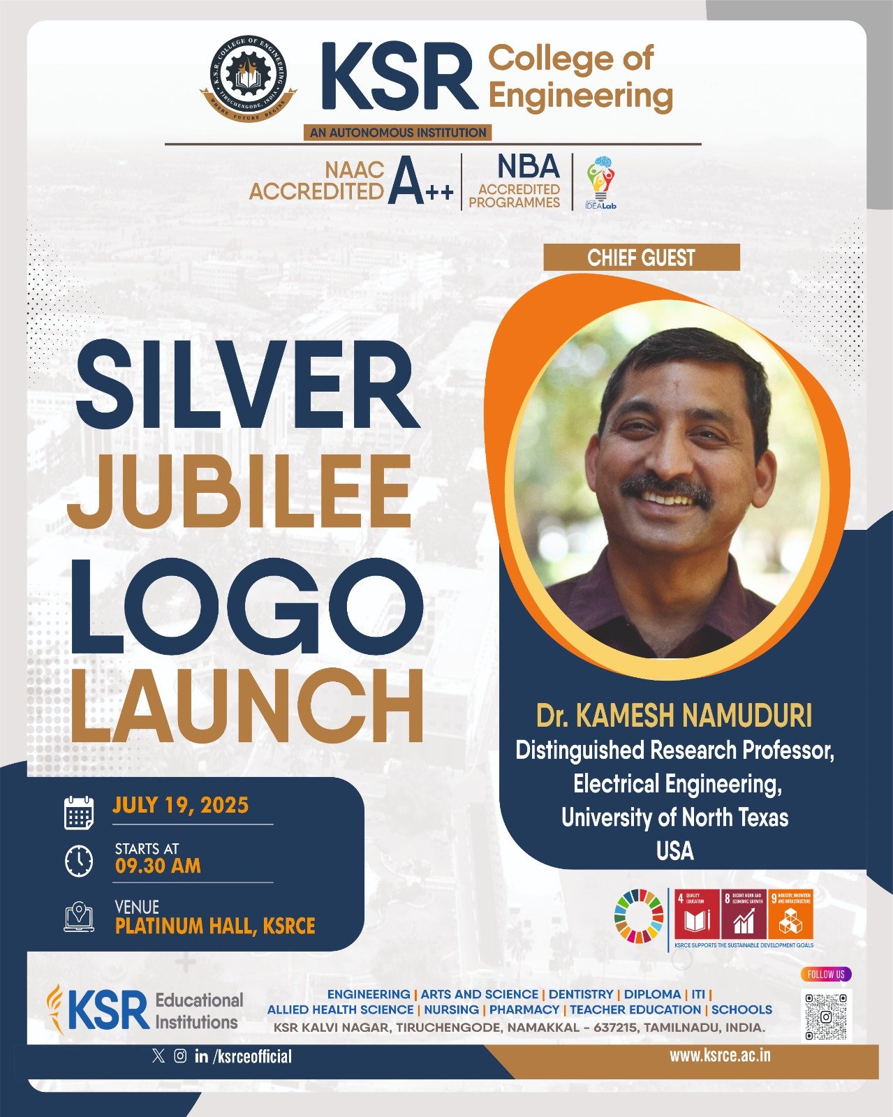 Silver Jubilee Logo Launch