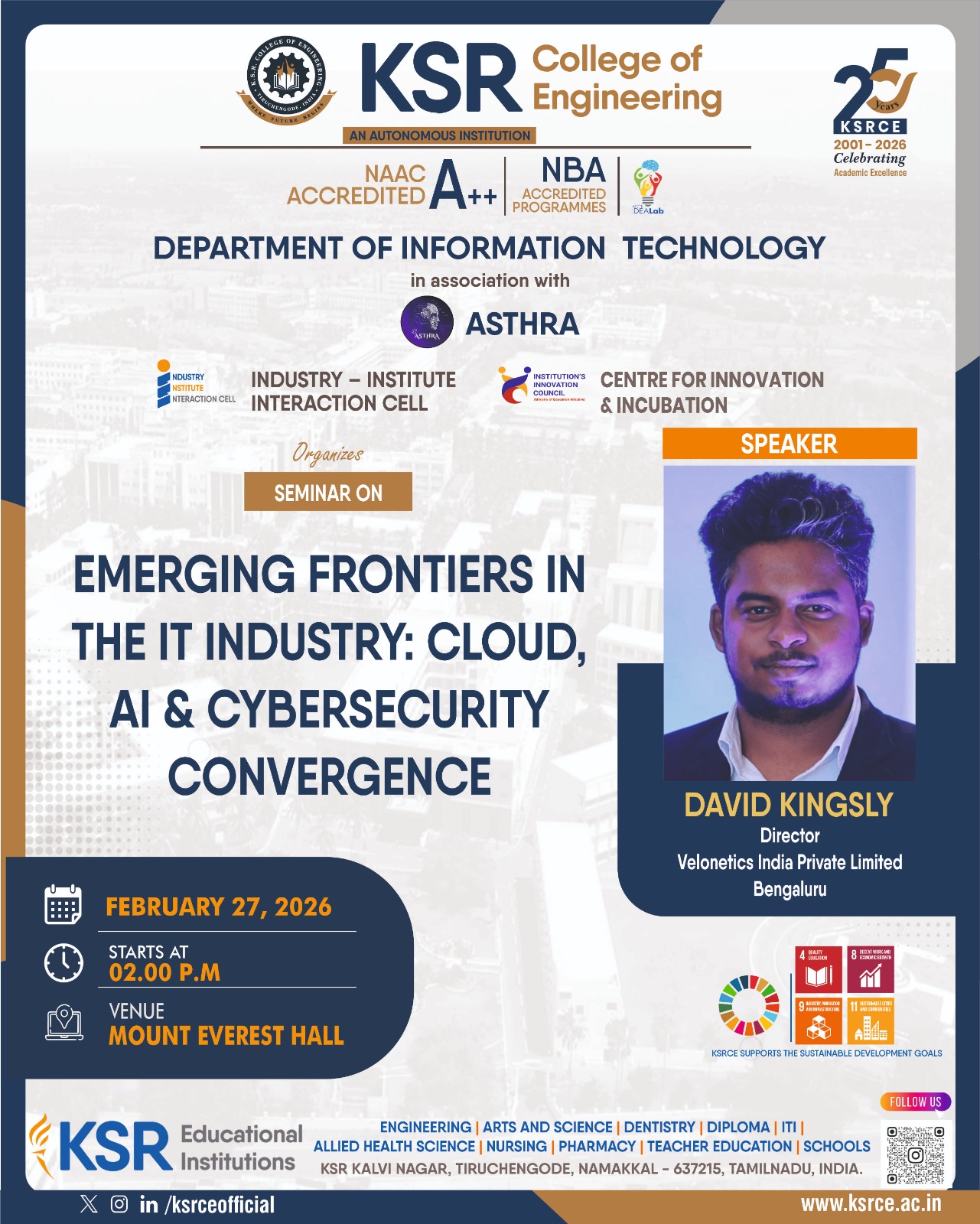 Emerging Frontiers  in the IT Industry